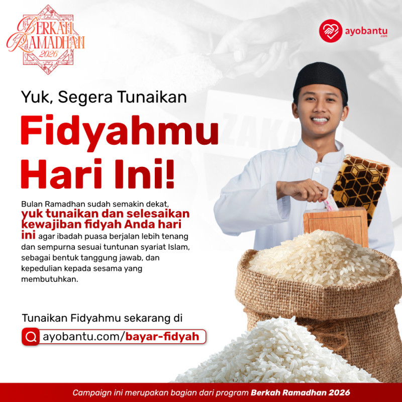 Yuk, Segera Tunaikan Fidyahmu!