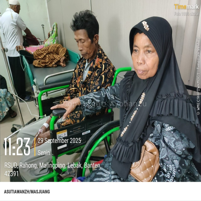 Urgent bantu pak mugni lawan kanker usus stadium 4