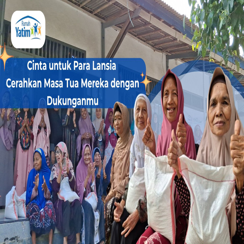 Beri Makanan Layak Untuk Para Lansia di Panti
