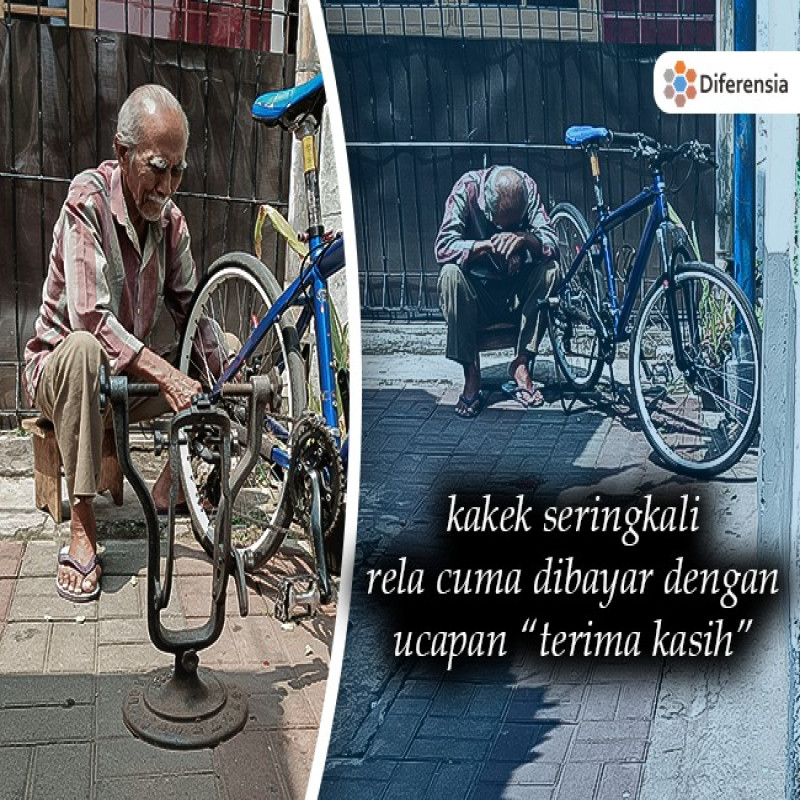 Teruskan Hidup, Abah menjadi Tukang Perbaiki Sepeda