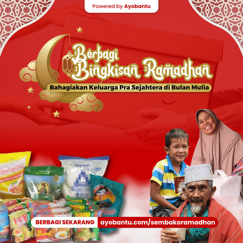 Berbagi Bingkisan Ramadhan untuk Keluarga Pra Sejahtera Bersama Sahila Hisyam