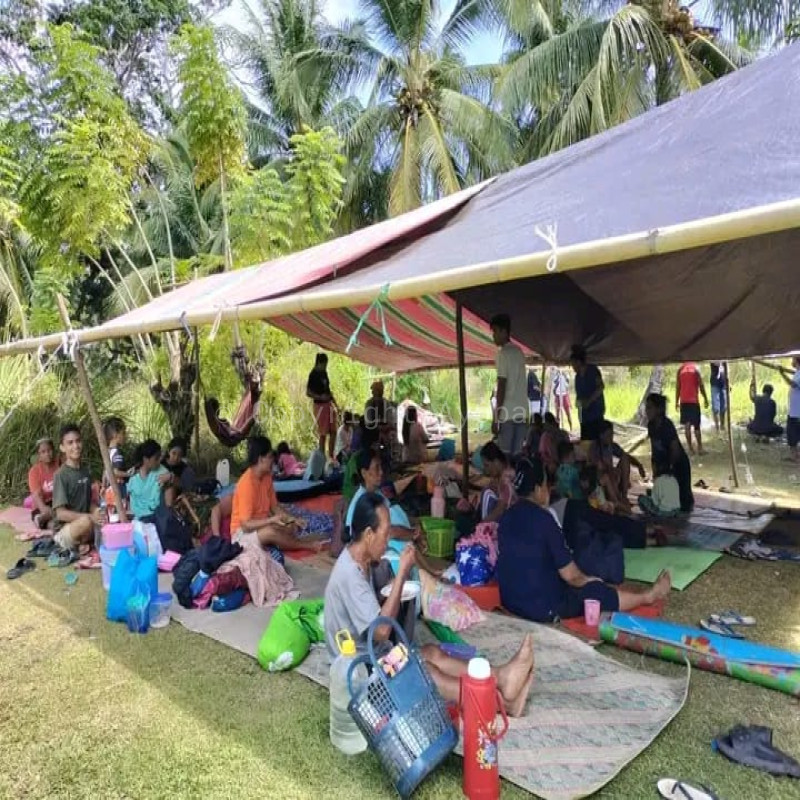 Donasi Korban Gempa di Pulau Batang Dua
