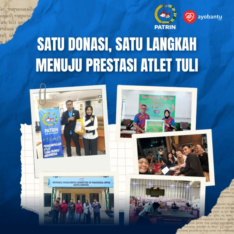 Satu Donasi, Satu Langkah Menuju Prestasi Atlet Tuli