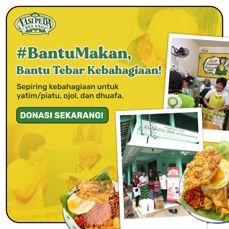 Jum’at Berkah Nasi Peda Pelangi