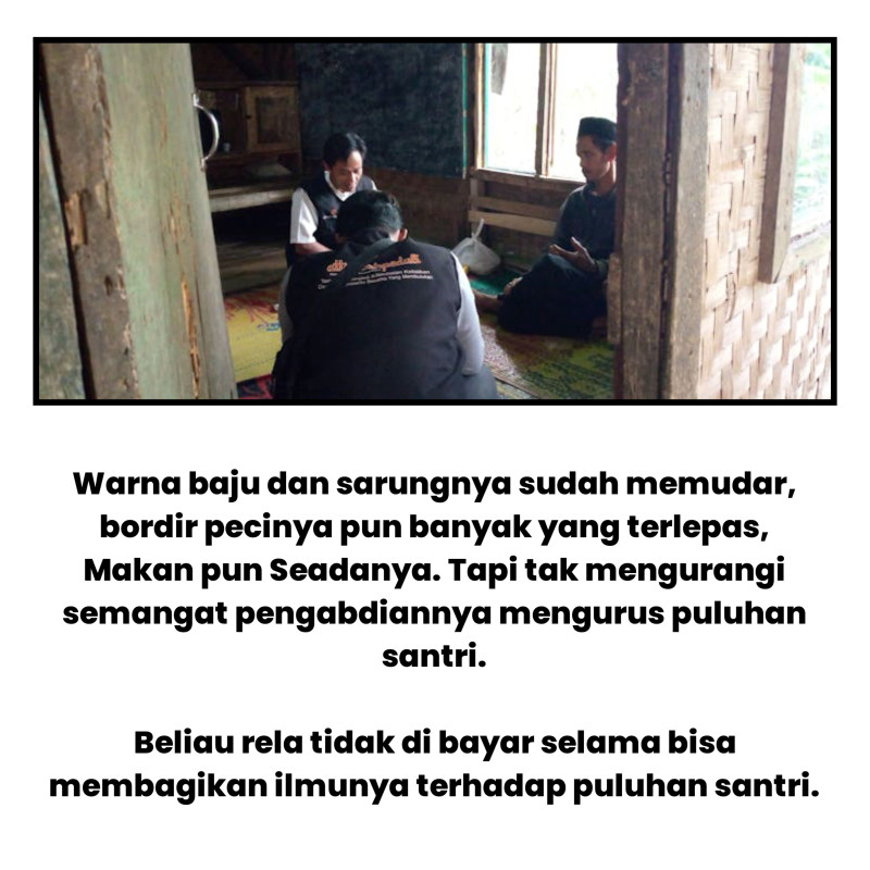 THR RAMADHAN UNTUK GURU NGAJI DIPEDALAMAN