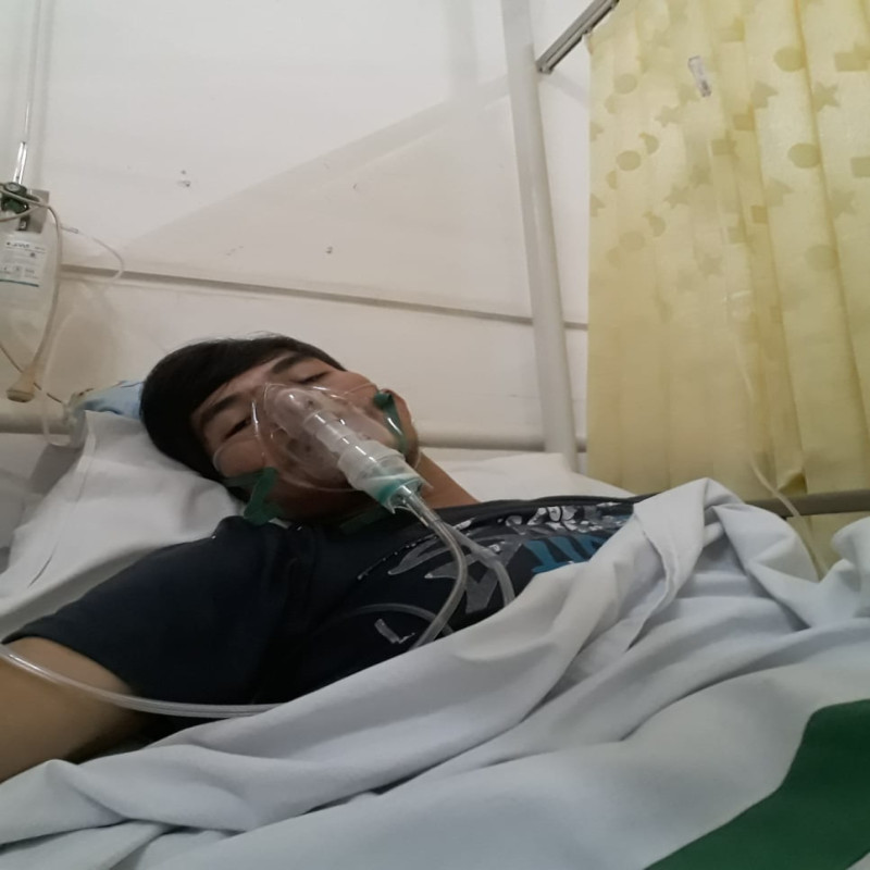Paru paru rusak saipul butuh alat bantu nafas portabel