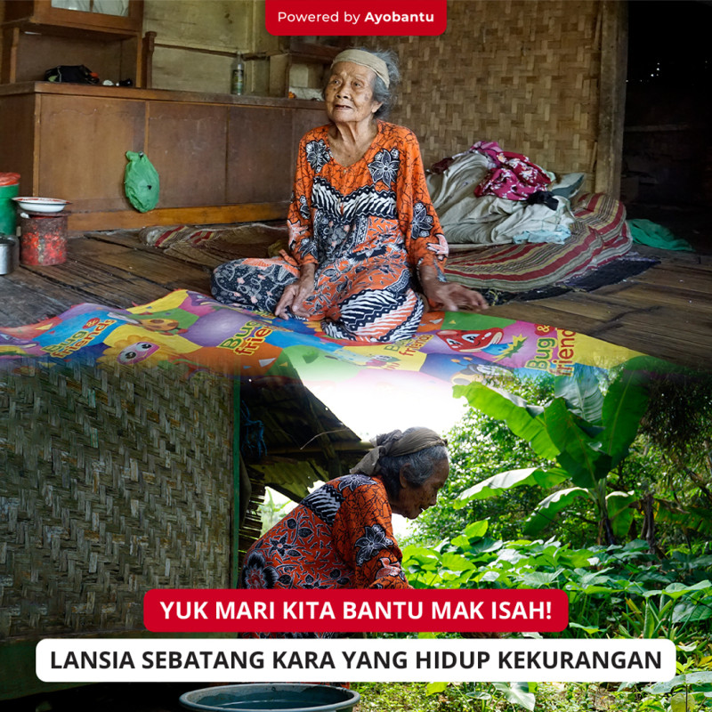 Sebatang Kara, Bantu Mak Isah Bertahan
