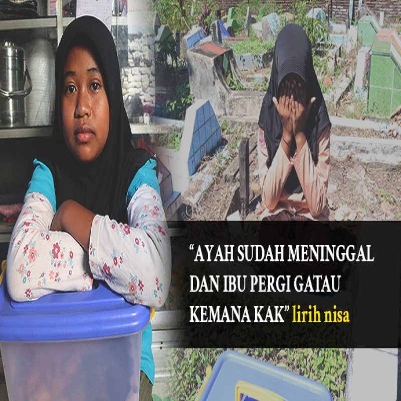 Yatim Terlantar 11 Tahun Jadi Penjual Buras Demi Bisa Makan dan Sekolah