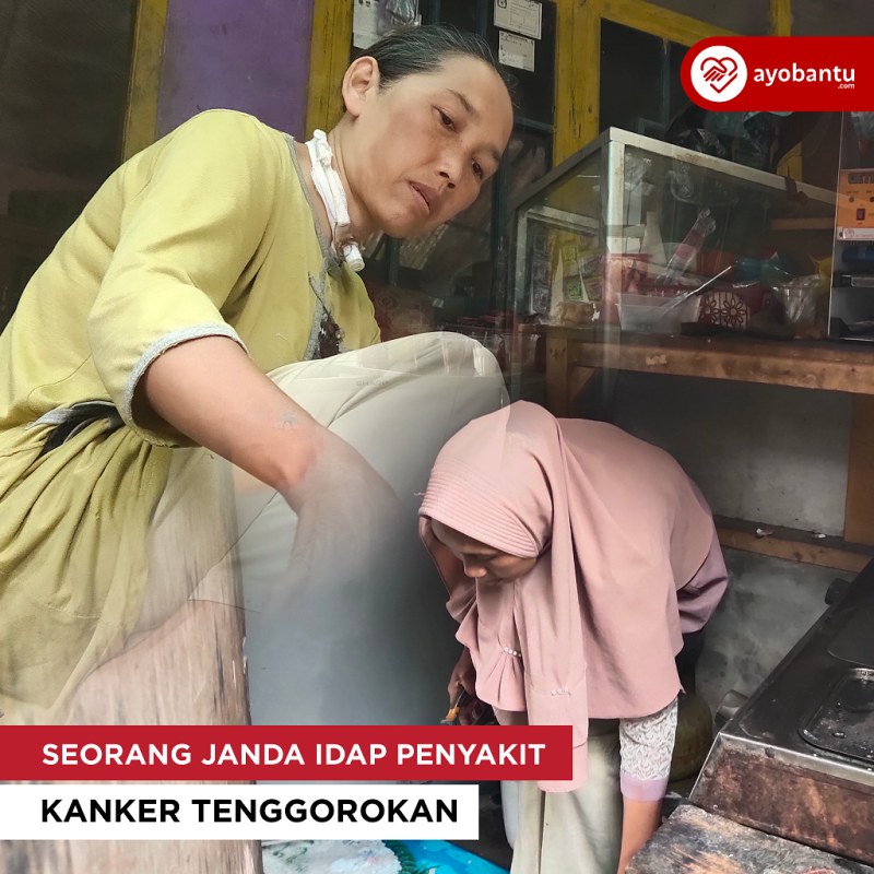 SEORANG JANDA IDAP PENYAKIT KANKER TENGGOROKAN