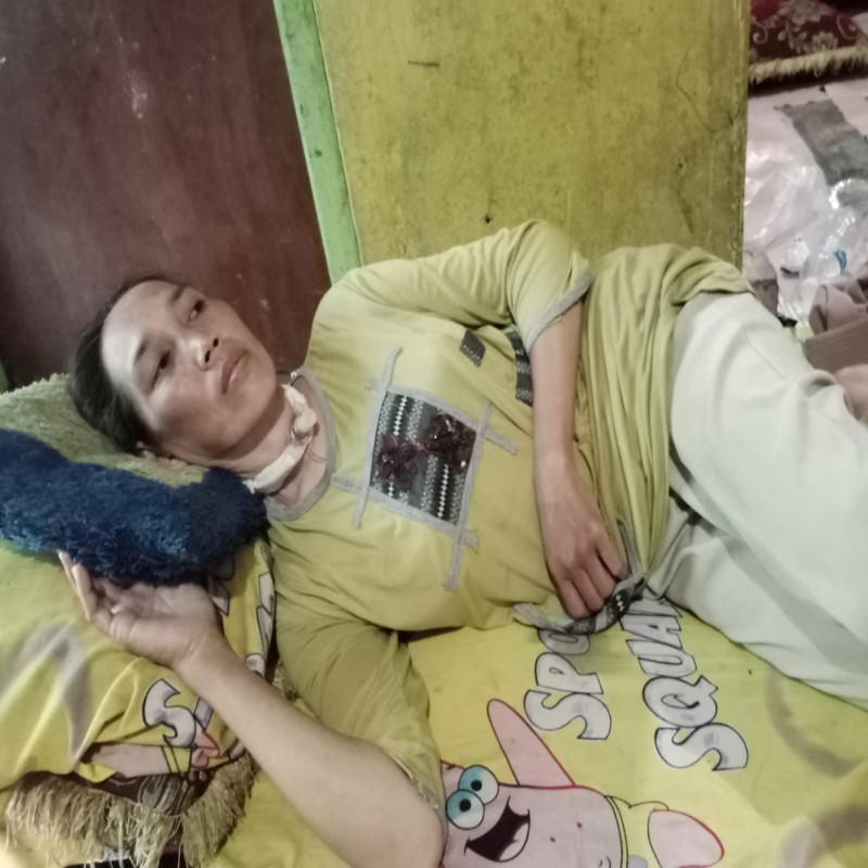 SEORANG JANDA IDAP PENYAKIT KANKER TENGGOROKAN