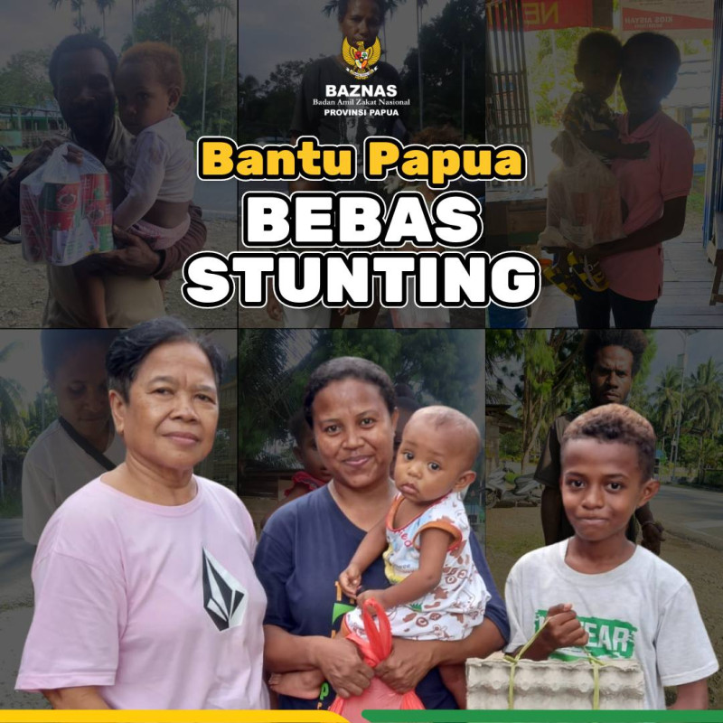 Bantu Papua Bebas Stunting
