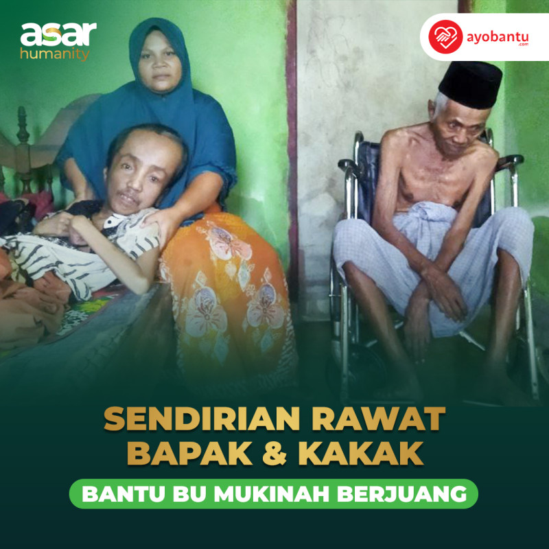 Banting Tulang Jualan Sayuran, Bantu Ibu Inah Rawat Ayah dan Kakak yang Sakit.