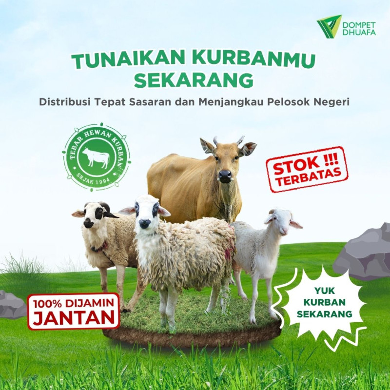 Qurban / Kurban Domba Kambing Sapi - Dompet Dhuafa