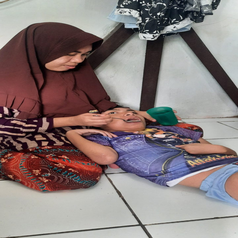 13th Lumpuh Otak, Yudis Hanya Bisa Berbaring