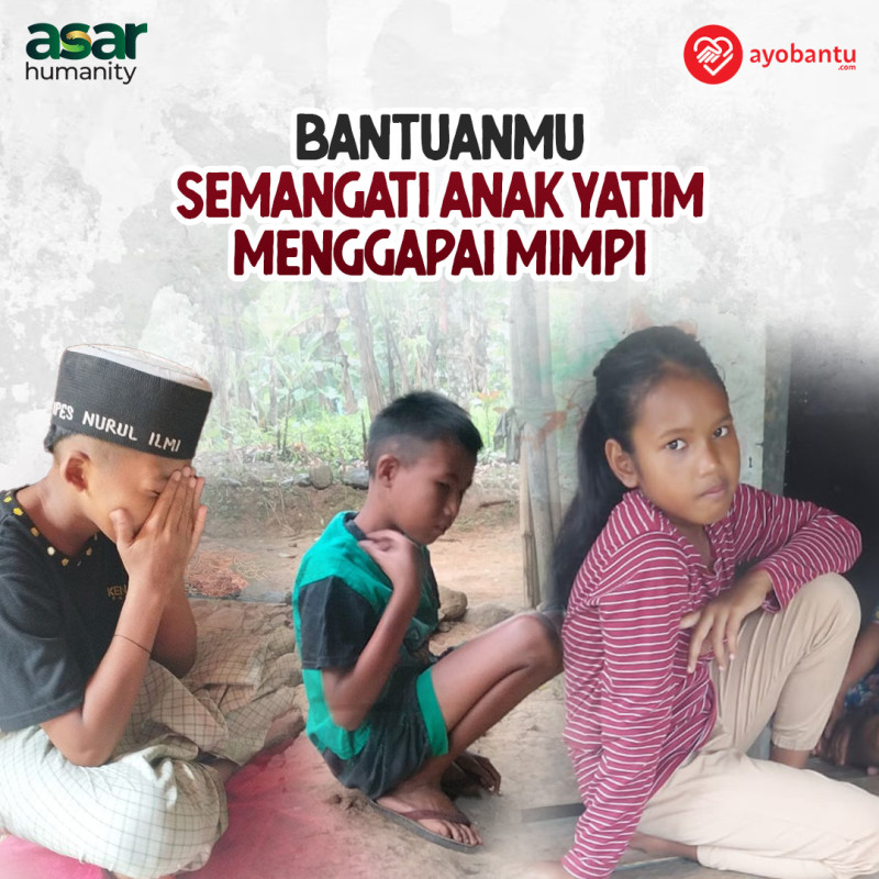 Bantu Yatim Bisa Sekolah