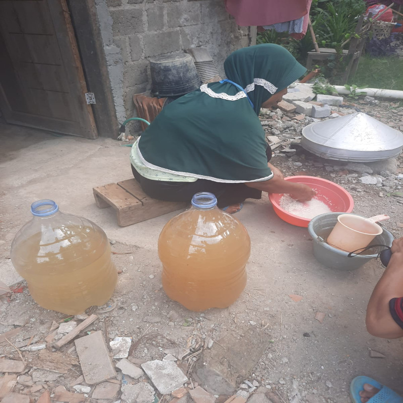 Warga Babakan Konsumsi Air Keruh Dan Berbau Amis