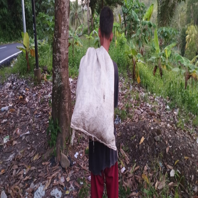 Farhan Anak Yatim Sebatang Kara Jadi Pemulung