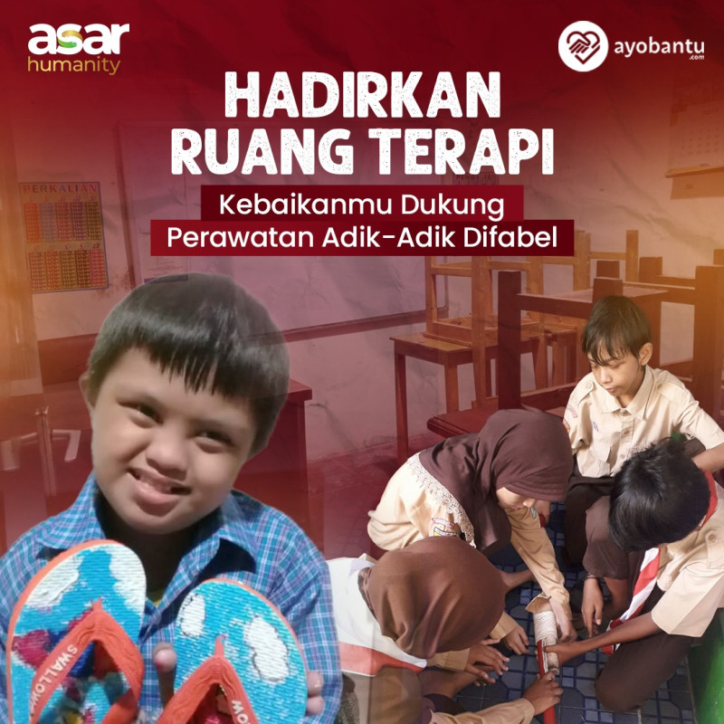 Kepedulianmu Bantu Adik-adik Difabel Miliki Fasilitas Belajar Layak